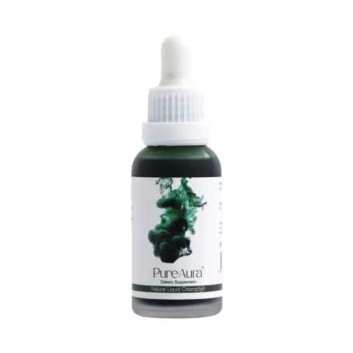 محلول کلروفیل پیور آورا Pureaura 30 ml Chlorophyll Solution کالای اصل با ضمانت مرجوعی