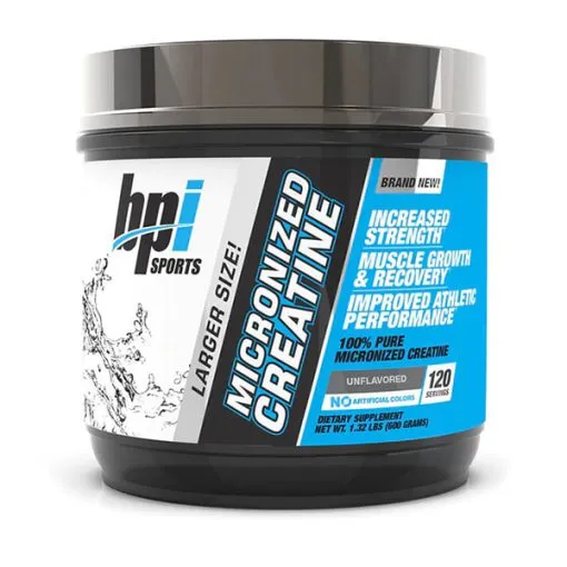 مکمل کراتین میکرونایز شده بی پی آی 600 گرم