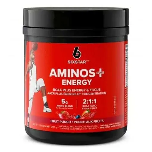 آمینو پلاس انرژی سیکس استار Six Star Aminos Plus Energy کالای اصل با ضمانت مرجوعی