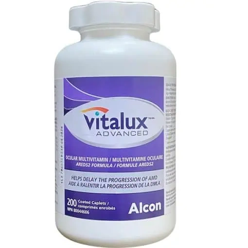 تقویت کننده چشم ویتالوکس ادونس 200 عدد Vitalux ADVANCED کالای اصل با ضمانت مرجوعی