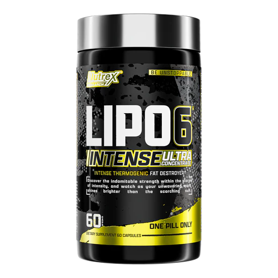 لیپو 6 بلک اینتنس ناترکس 60 عددی LIPO-6 BLACK INTENSE Ultra Concentrate