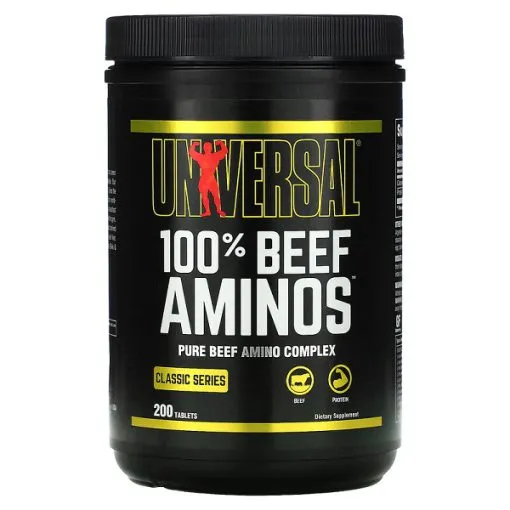 آمینو بیف یونیورسال 200 عددی Universal Nutrition 100% Beef Aminos