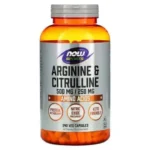 آرژنین و سیترولین ناو 240 عدد NOW Foods Arginine Citrulline