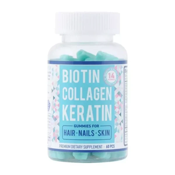 پاستیل بیوتین کلاژن کراتین  Biotin Collagen Keratin کالای اصل با ضمانت مرجوعی