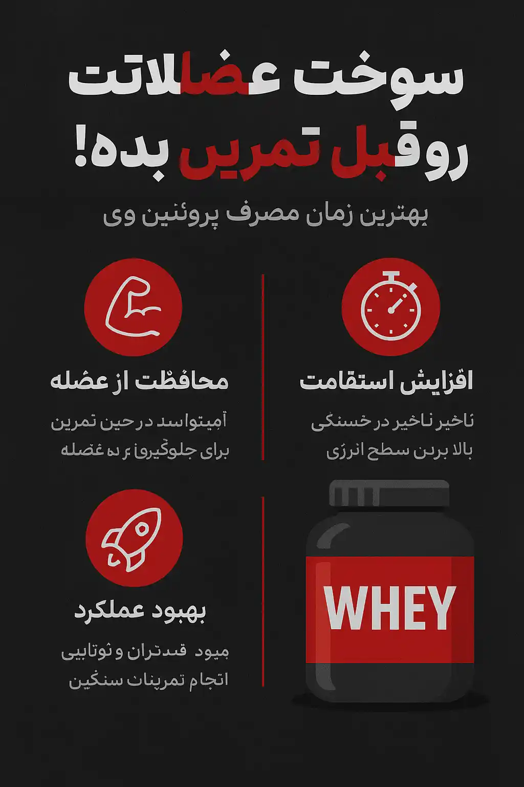 بهترین زمان مصرف پروتئین وی