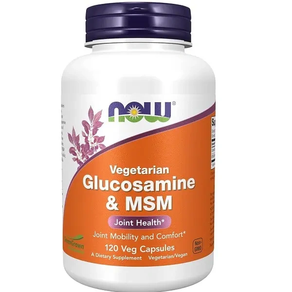 گلوکزامین و ام اس ام ناو 120 عدد NOW Glucosamine & MSM کالای اصل با ضمانت مرجوعی