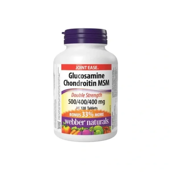 گلوکزامین کندرویتین MSM وبر نچرالز Webber Naturals Glucosamine Chondroitin MSM  اورجینال (اصل) با ضمانت مرجوعیت 7 روزه